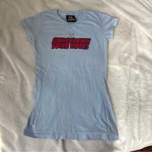 Vintage Y2K WWE baby tee